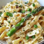 Creamy Pasta with Asparagus for a Quick, Delicious Dinner 6 Creamy Pasta with Asparagus