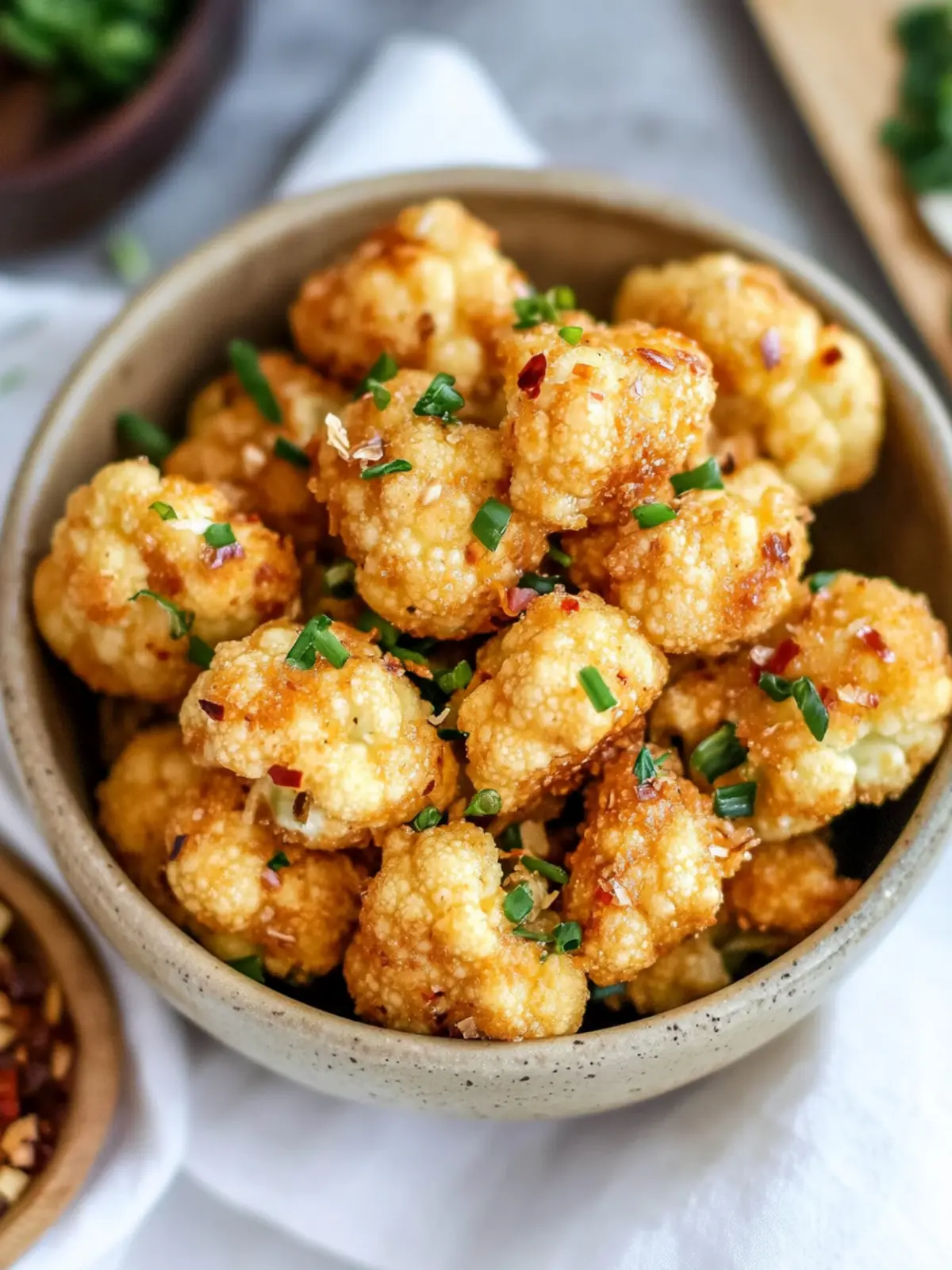 Crispy Bang Bang Cauliflower with Sweet Chili Dipping Sauce 2 Bang Bang Cauliflower