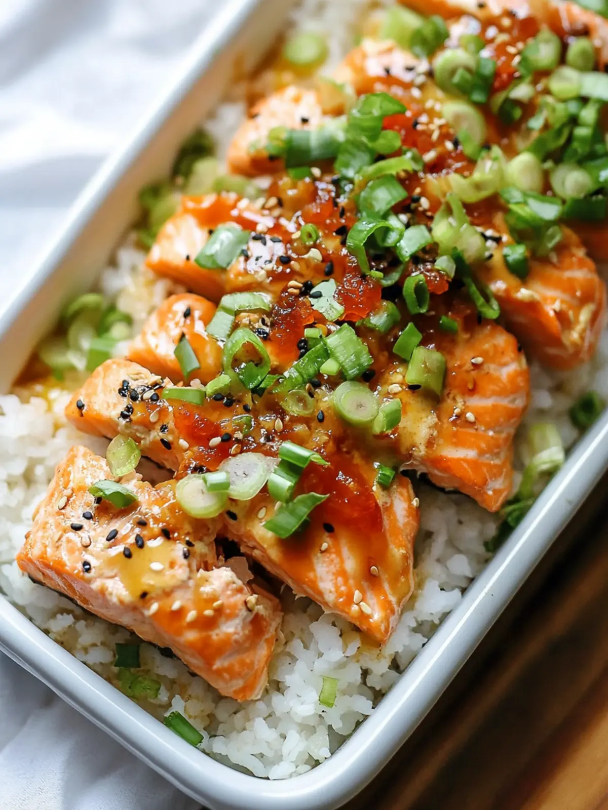 Teriyaki Salmon Sushi Bake: Your New Favorite Comfort Meal 2 Teriyaki Salmon Sushi Bake
