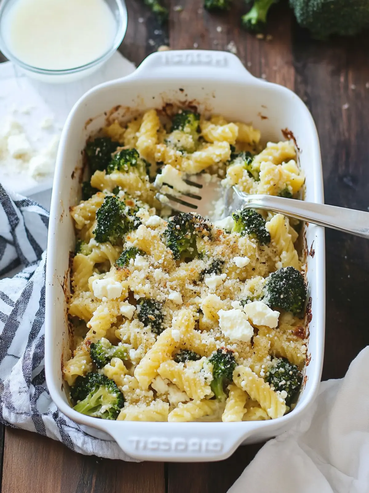 Creamy Broccoli Baked Feta Pasta for Easy Weeknight Dinners 2 Broccoli Baked Feta Pasta