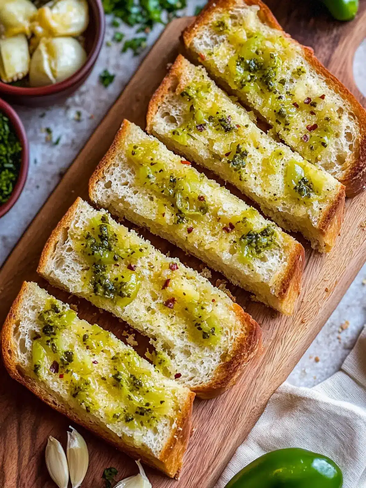 Irresistible Peperoncini Garlic Bread You’ll Crave Every Time 3 Peperoncini Garlic Bread