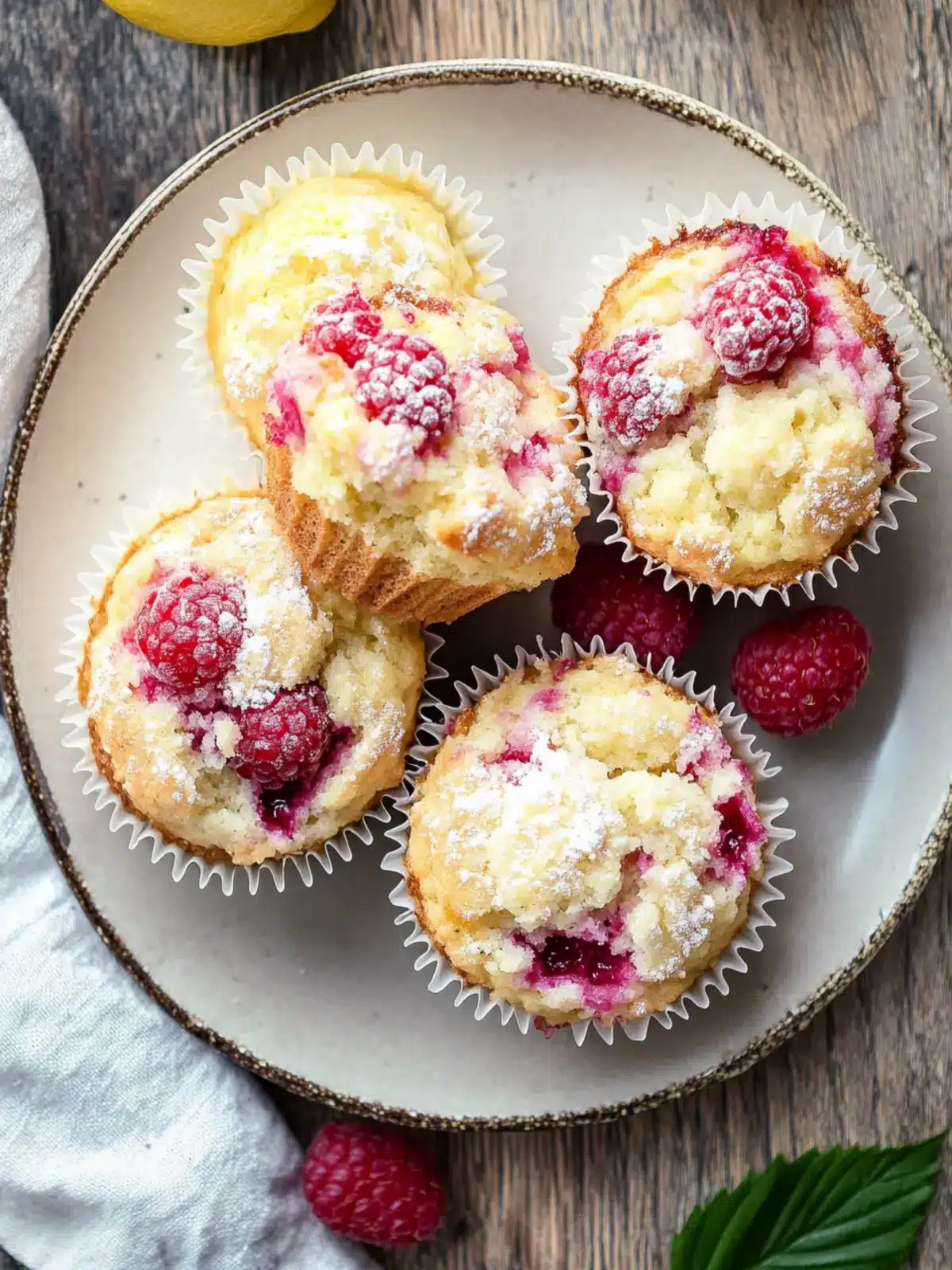 Delicious Raspberry Lemon Ricotta Muffins for Your Weekend Brunch 4 Raspberry Lemon Ricotta Muffins