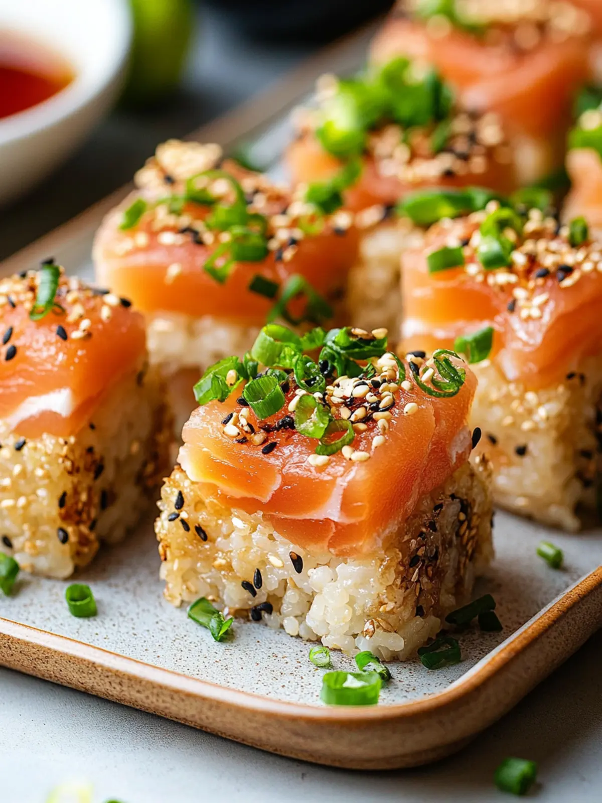 Crispy Rice Sushi with Smoked Salmon: Your New Favorite Treat 5 Crispy Rice Sushi with Smoked Salmon