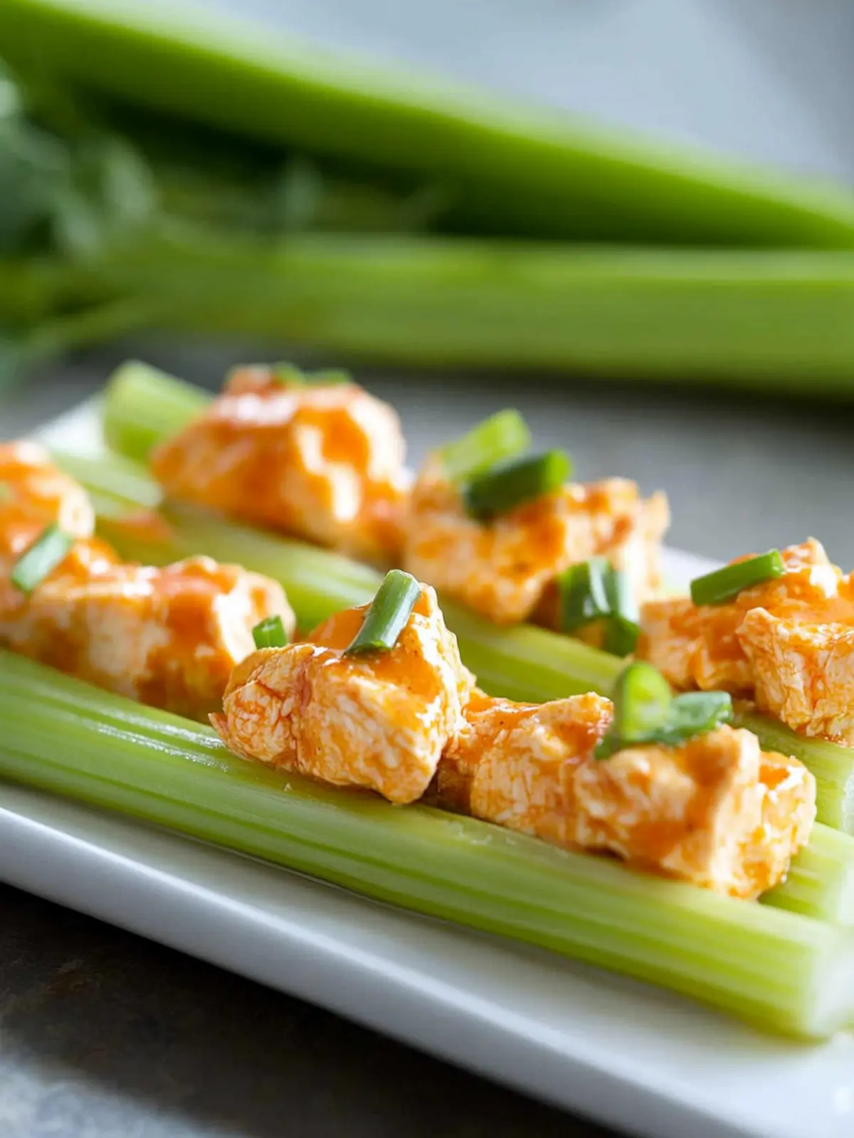 Buffalo Chicken Celery Sticks: Quick, Healthy Crunchy Bliss 4 Buffalo Chicken Celery Sticks