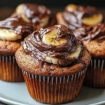 Nutella Banana Swirl Muffins to Brighten Your Breakfast 6 Nutella Banana Swirl Muffins