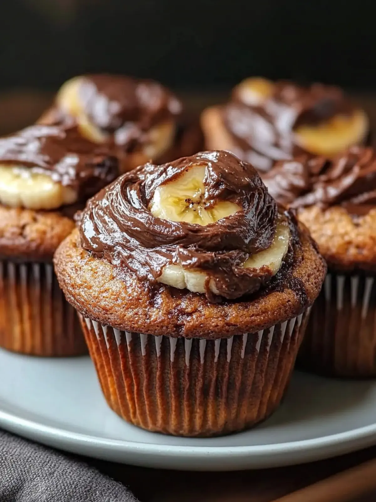 Nutella Banana Swirl Muffins to Brighten Your Breakfast 5 Nutella Banana Swirl Muffins