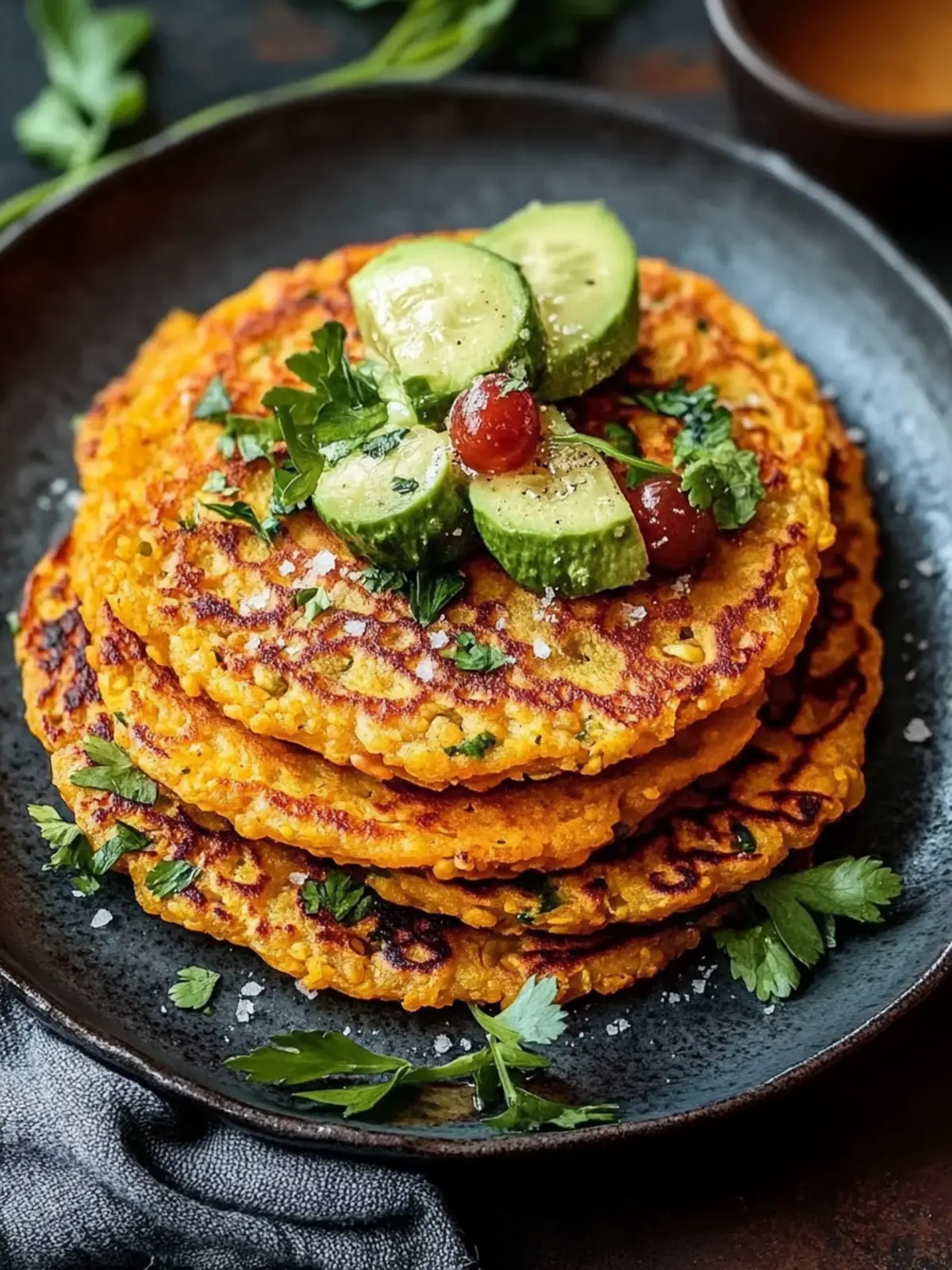 Irresistible Red Lentil Pancakes: Quick, Vegan, and Flavorful 5 Red Lentil Pancakes