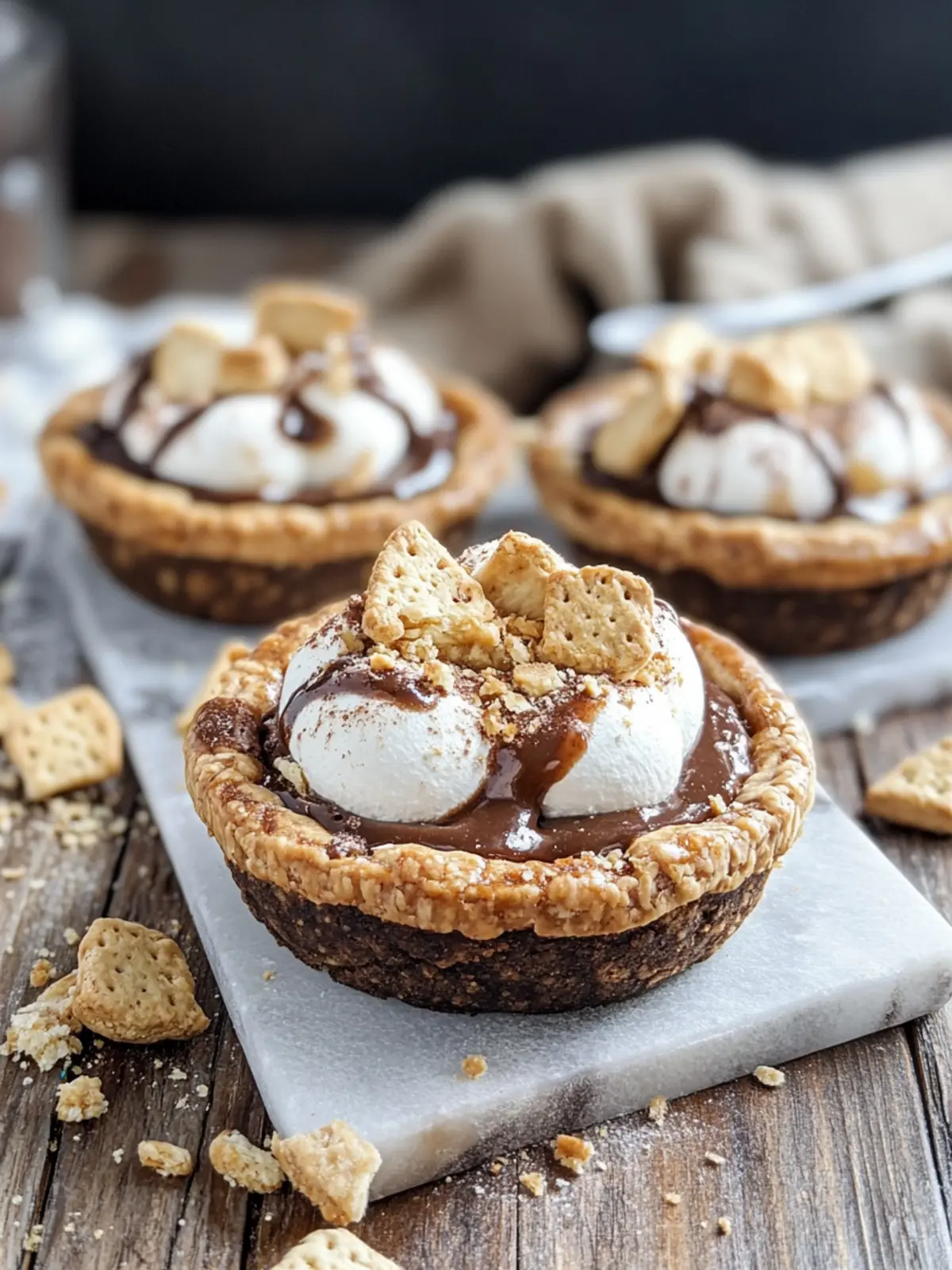 Mini S'mores Pies – Easy Treats for Cozy Nights In 5 Mini S’mores Pies