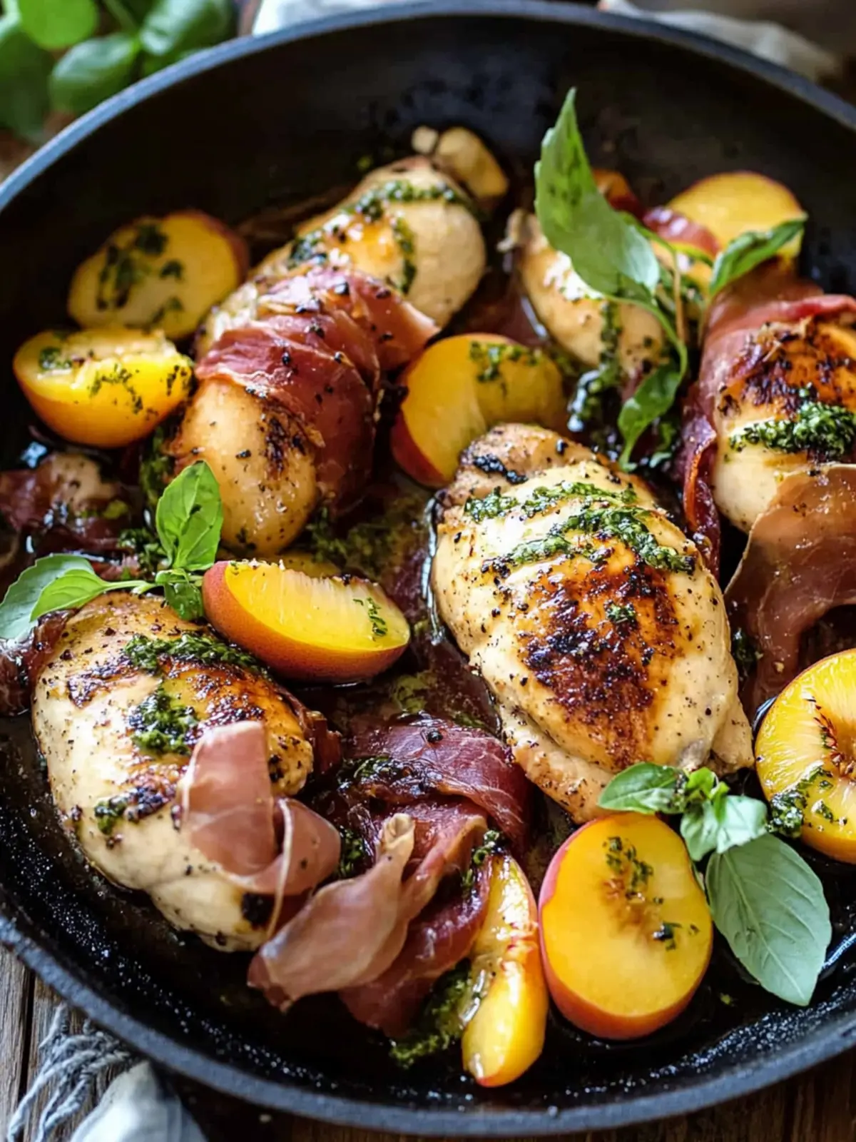 Savory Prosciutto Balsamic Peach Chicken for Flavor Lovers 4 Prosciutto Balsamic Peach Chicken