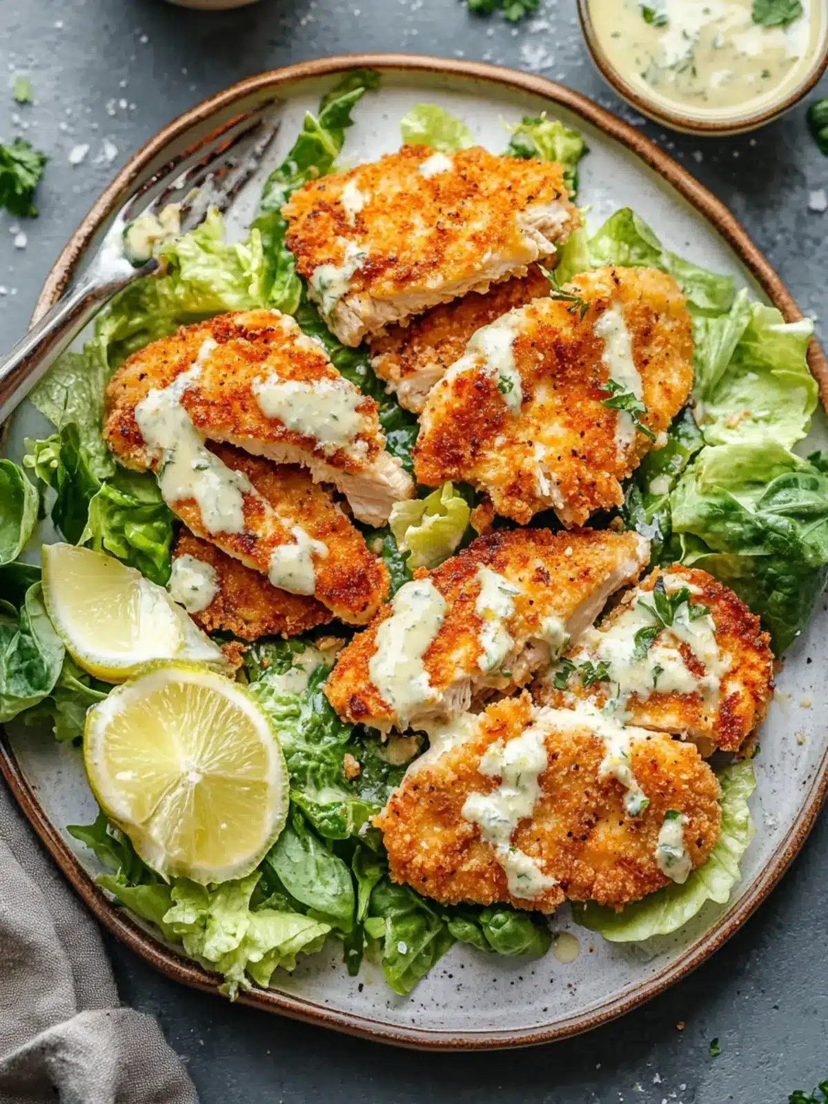 Crispy Air Fryer Chicken Caesar Cutlets for Quick Family Meals 2 Air Fryer Chicken Caesar Cutlets