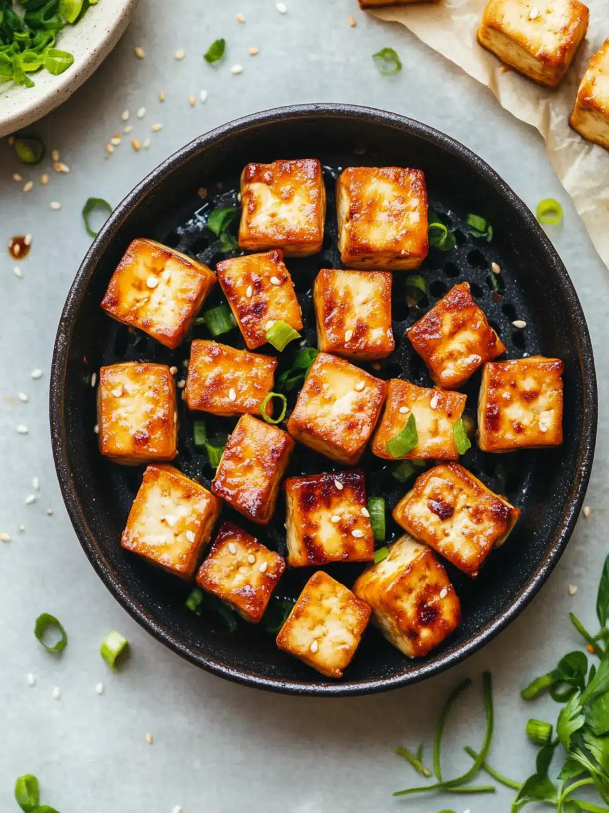 Crispy Air Fryer Tofu with Flavor-Packed Magic 3 Air Fryer Tofu