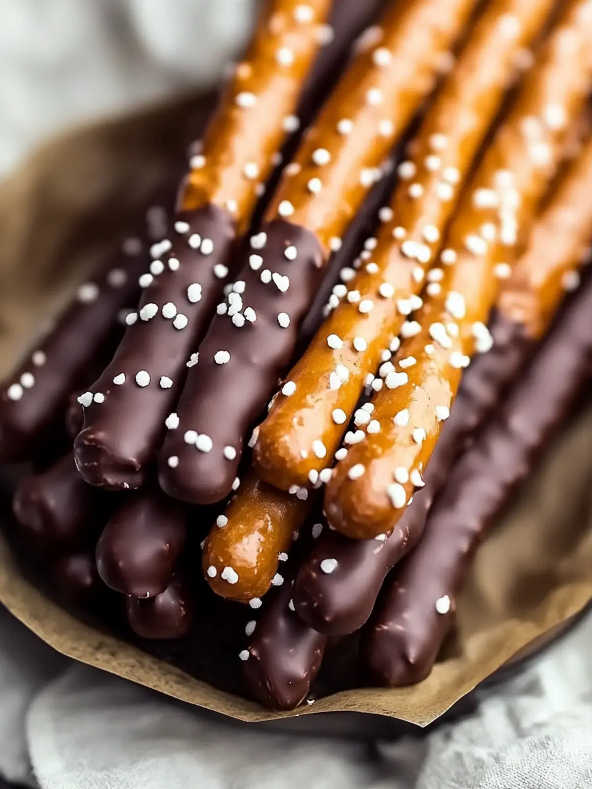 Irresistible Chocolate Dipped Pretzel Rods: Quick & Customizable 4 Chocolate Dipped Pretzel Rods