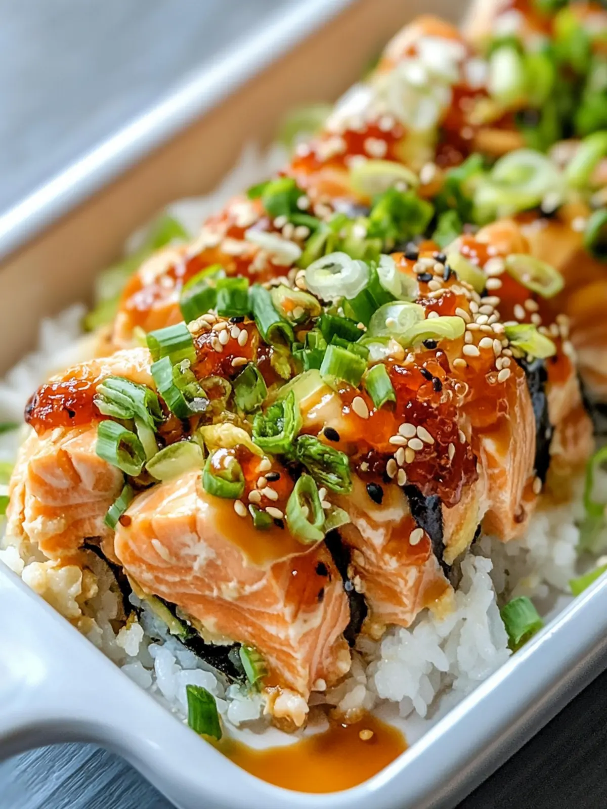 Teriyaki Salmon Sushi Bake: Your New Favorite Comfort Meal 3 Teriyaki Salmon Sushi Bake