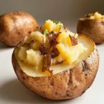Savory Baked Potatoes with Burger Sauce and Onions Delight 10 Baked Potato
