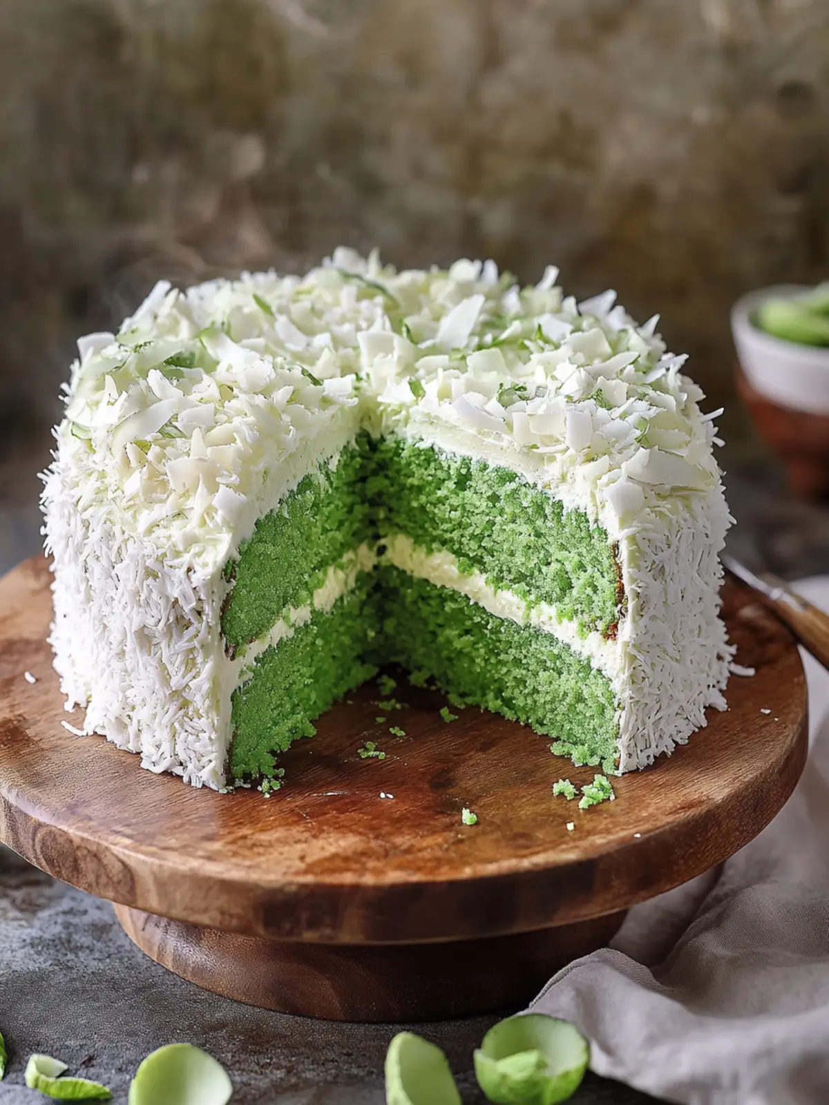 Fluffy Pandan Coconut Cake: A Tropical Delight Awaits 4 Pandan Coconut Cake
