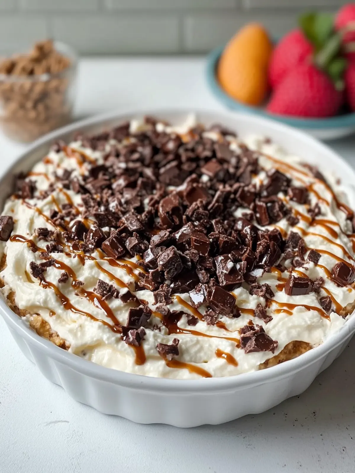 Creamy Turtle Cheesecake Dip for Effortless Indulgence 3 Turtle Cheesecake Dip