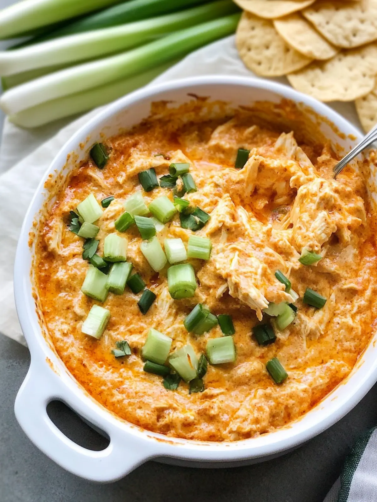 Dairy-Free Healthy Buffalo Chicken Dip You’ll Crave! 2 Dairy-Free Healthy Buffalo Chicken Dip