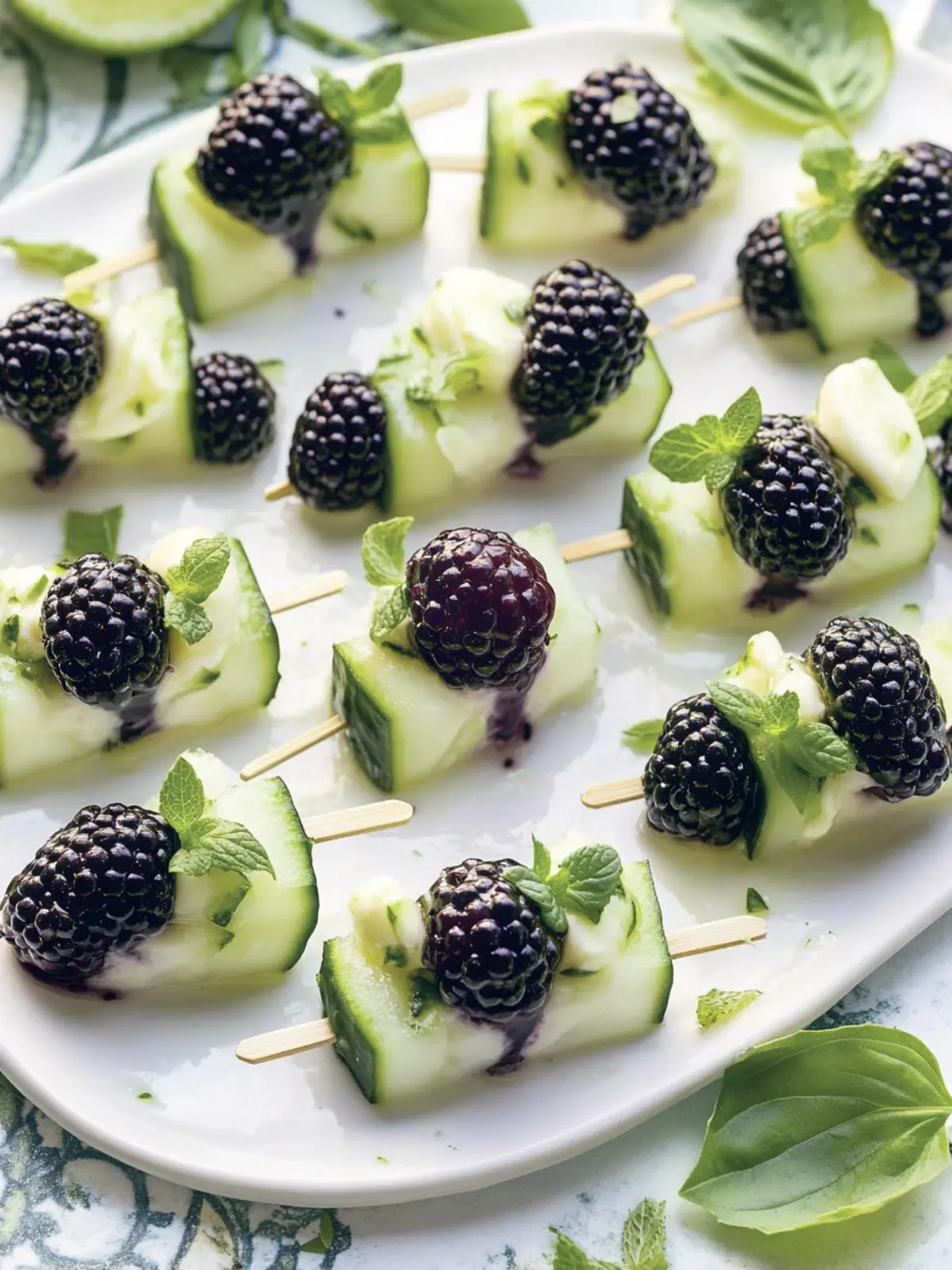 Delicious Blackberry-Cucumber Caprese Bites for Spring Snacking 5 Blackberry-Cucumber Caprese Bites