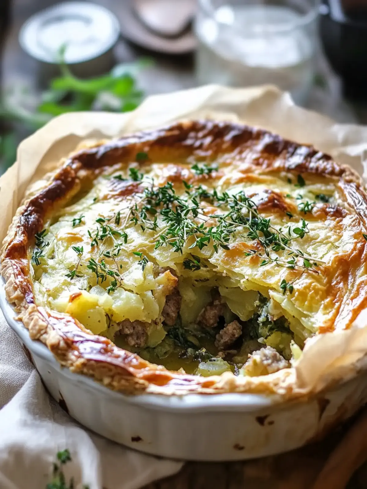 Hearty Six Ingredient Sausage Potato Pie for Busy Mornings 4 Six Ingredient Sausage Potato Pie