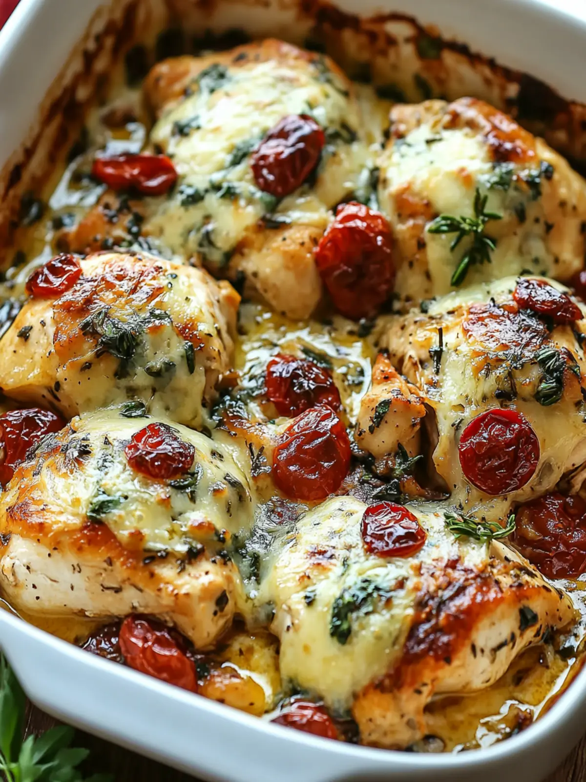 Baked Tuscan Chicken Casserole That's Creamy Comfort in Every Bite 3 Baked Tuscan Chicken Casserole