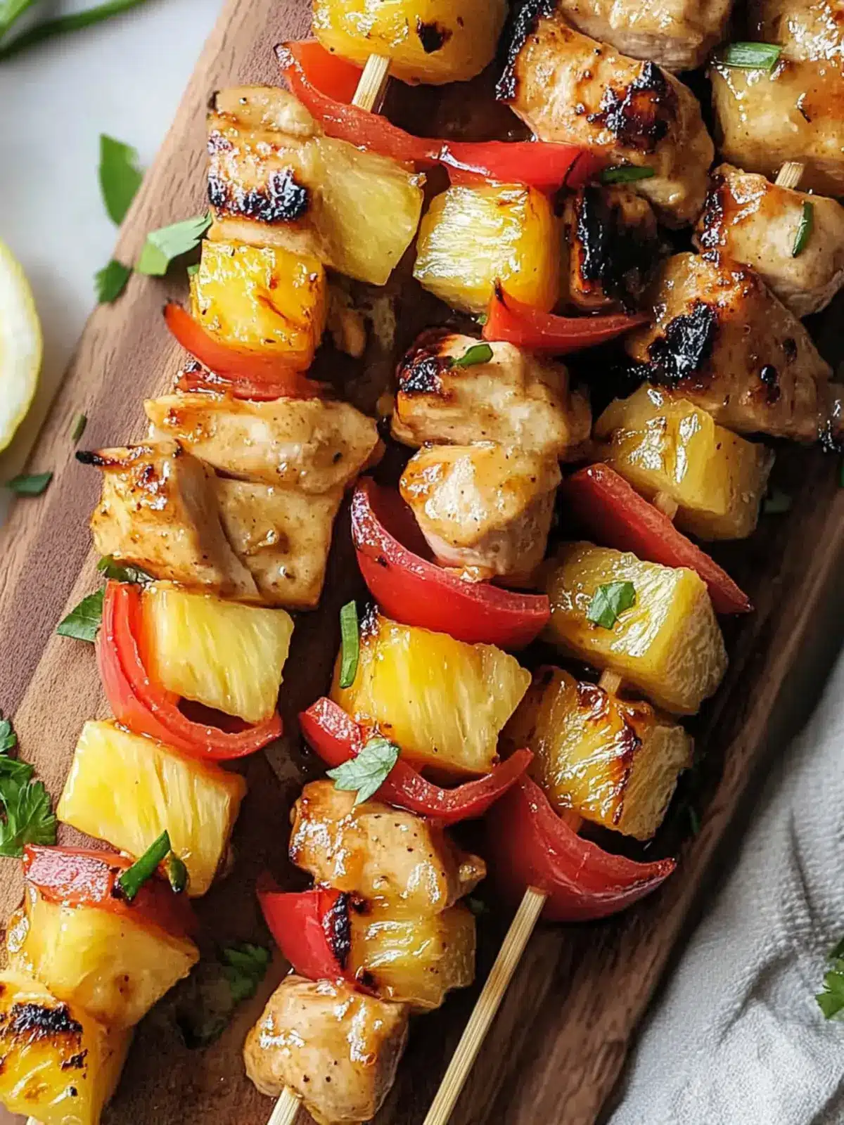 Irresistibly Juicy Baked Pineapple Chicken Kabobs Recipe 3 Baked Pineapple Chicken Kabobs