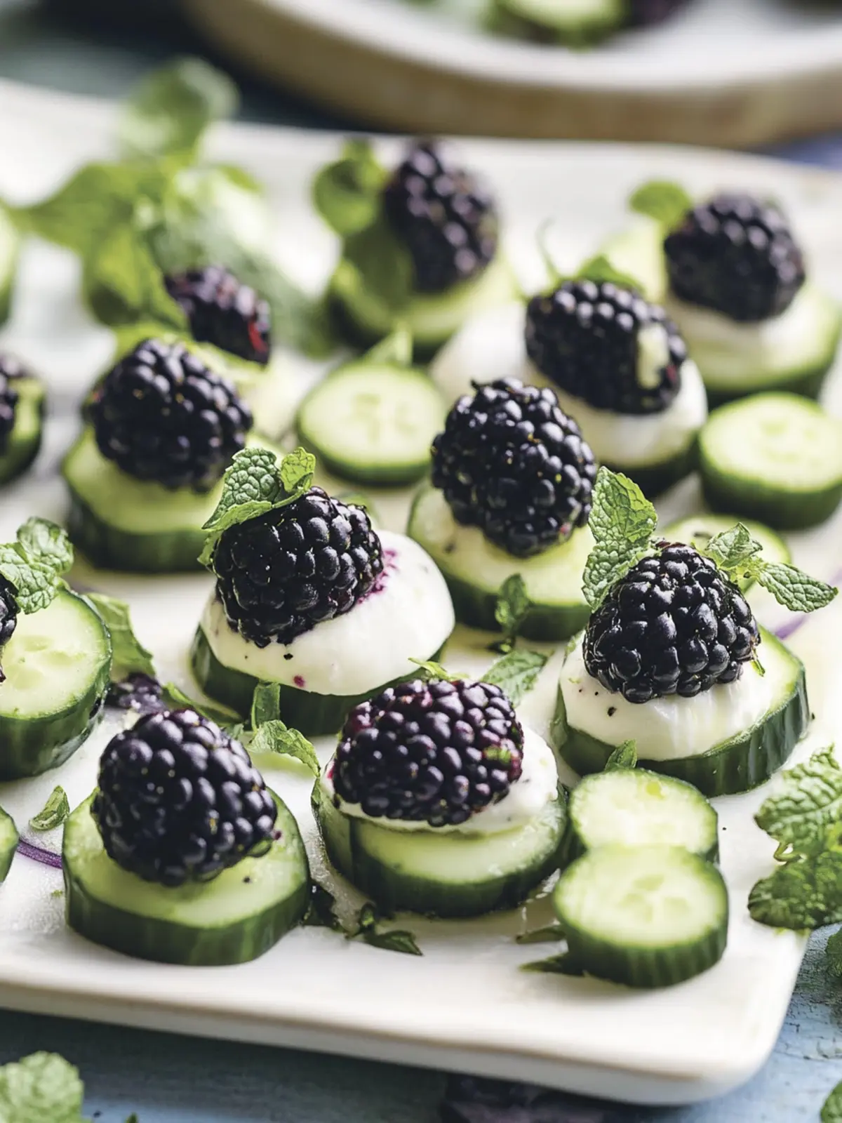 Delicious Blackberry-Cucumber Caprese Bites for Spring Snacking 3 Blackberry-Cucumber Caprese Bites