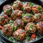 Savor Spicy Lamb Meatballs with Creamy Green Goddess Dip 4 Spicy Lamb Meatballs
