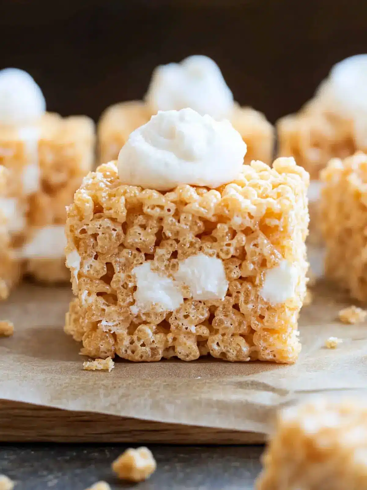 Biscoff Rice Krispie Treats: A Sweet Twist You'll Love 2 Biscoff Rice Krispie Treats