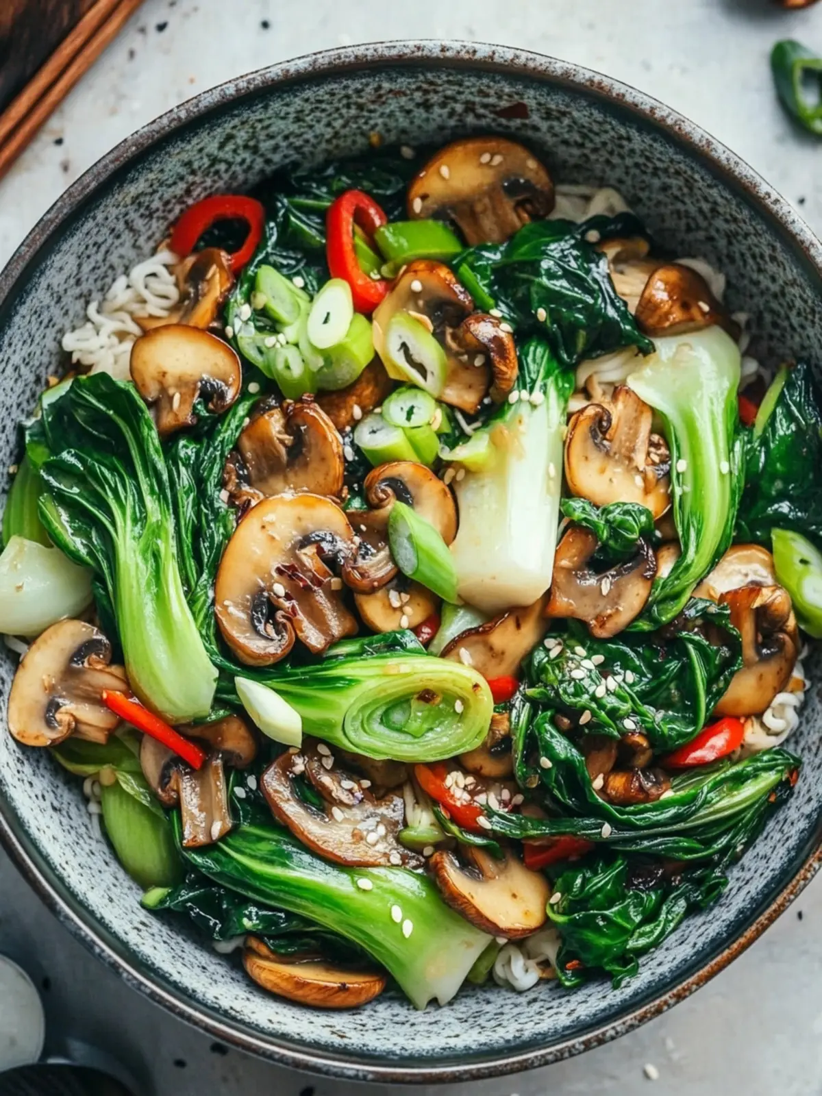 Bok Choy and Mushroom Stir Fry Ready in 20 Minutes 4 Bok Choy and Mushroom Stir Fry