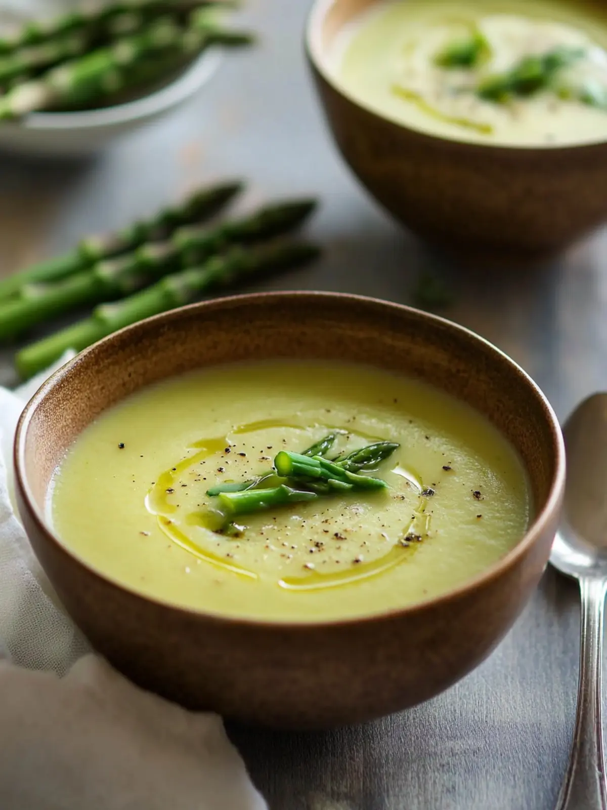 Deliciously Creamy Asparagus Soup Ready in 30 Minutes 2 Asparagus Soup