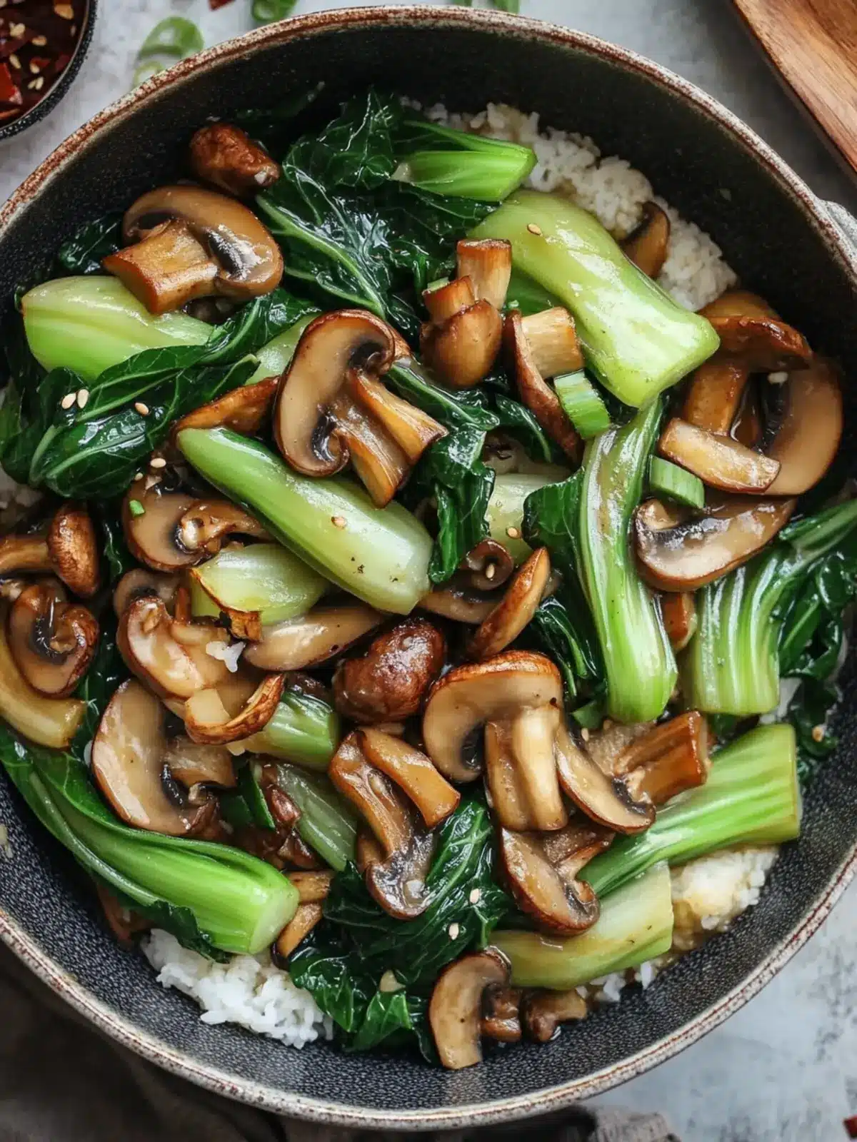 Bok Choy and Mushroom Stir Fry Ready in 20 Minutes 2 Bok Choy and Mushroom Stir Fry