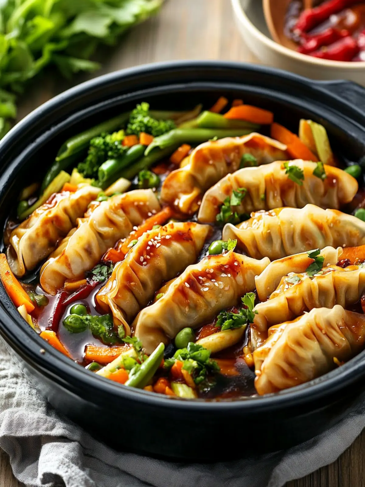 Slow Cooker Potsticker Supper That'll Wow Your Taste Buds 4 Slow Cooker Potsticker Supper