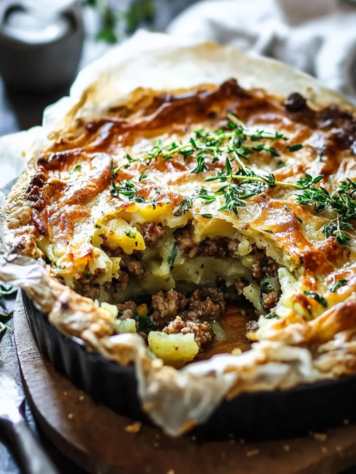 Hearty Six Ingredient Sausage Potato Pie for Busy Mornings 2 Six Ingredient Sausage Potato Pie