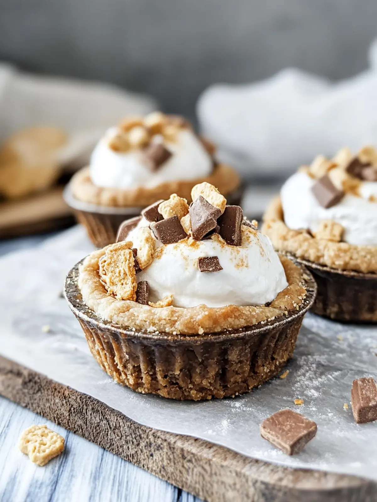 Mini S'mores Pies – Easy Treats for Cozy Nights In 2 Mini S’mores Pies