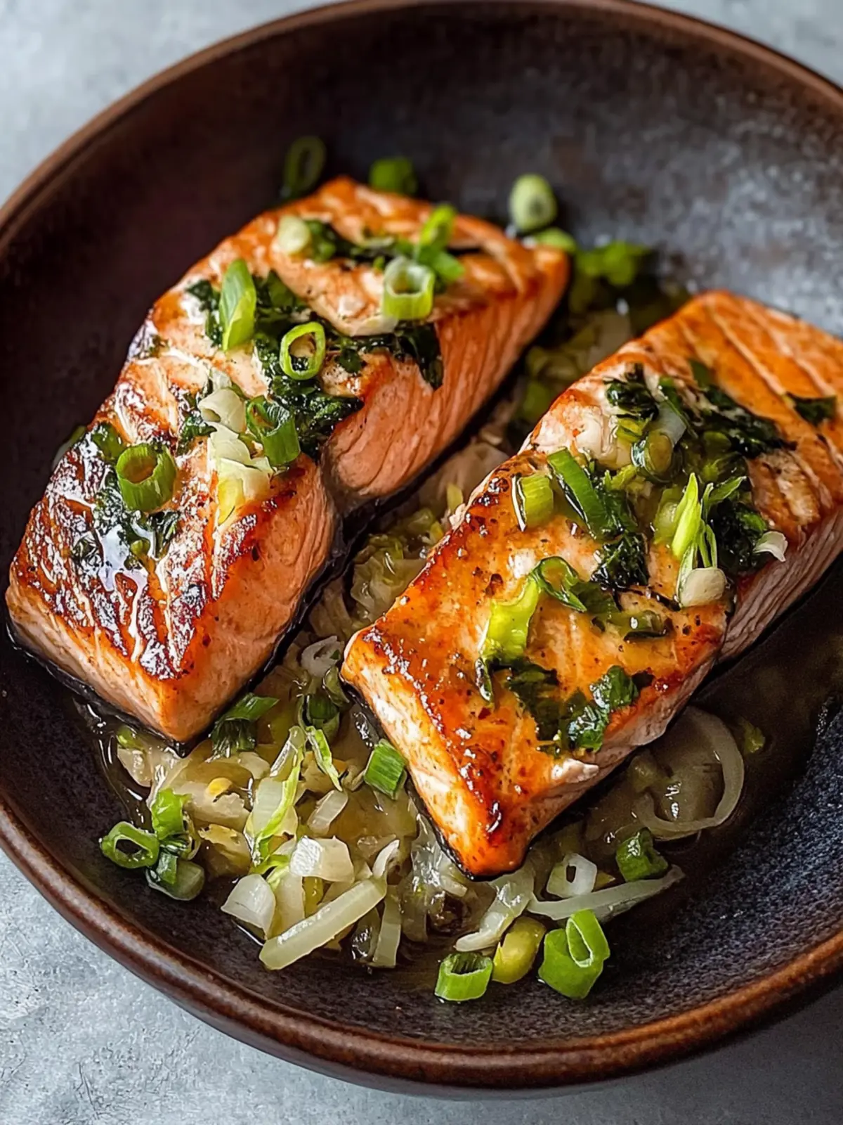 Miso Butter Salmon with Zesty Salsa Verde in 30 Minutes 5 Miso Butter Salmon