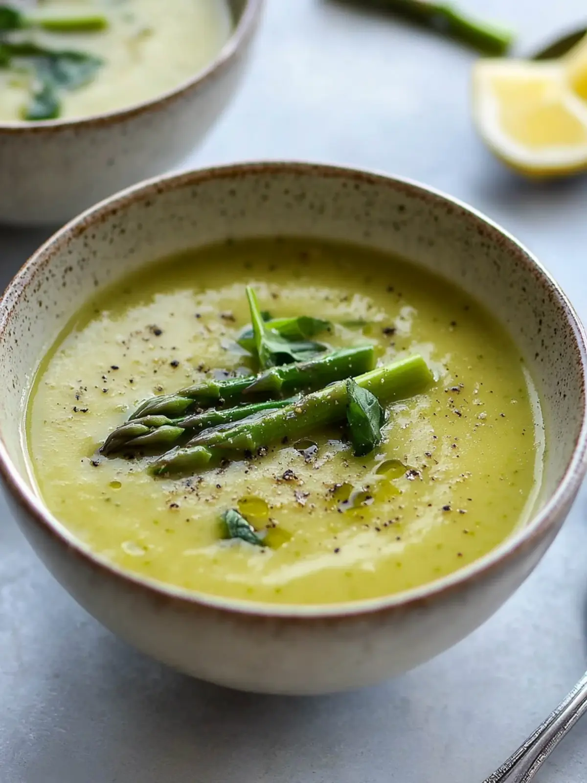 Deliciously Creamy Asparagus Soup Ready in 30 Minutes 4 Asparagus Soup