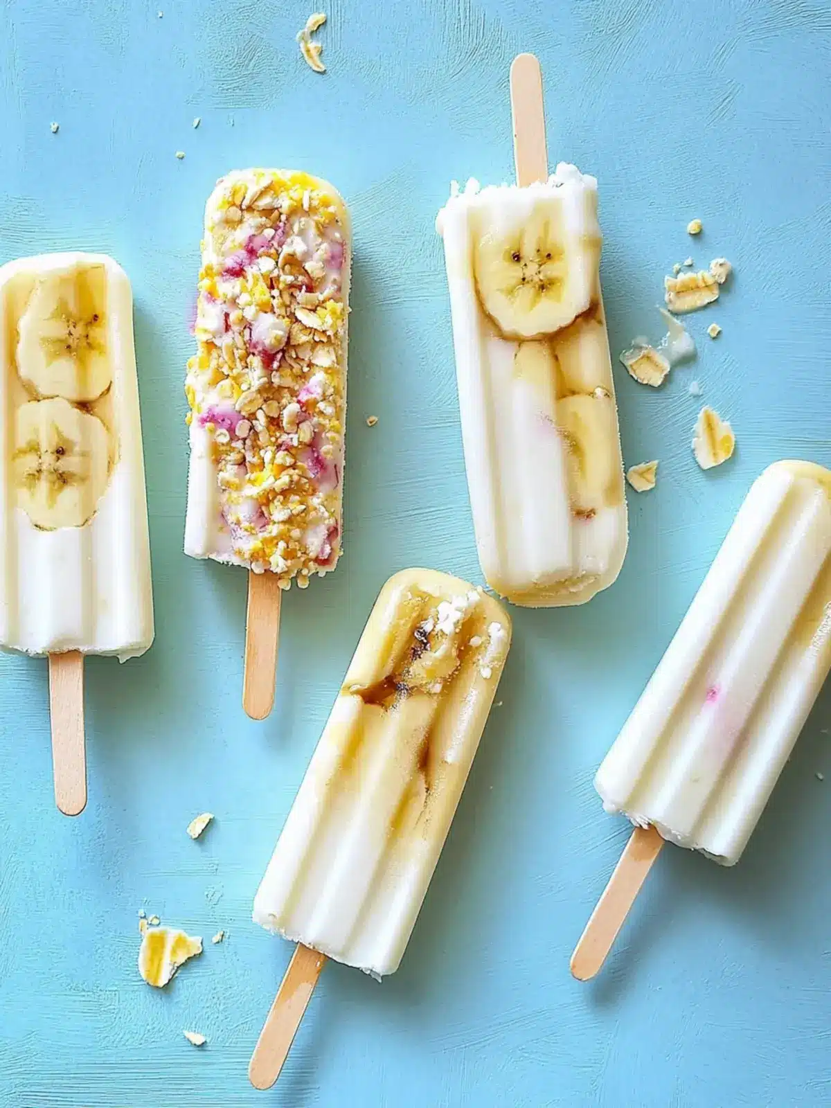 Frozen Banana Yogurt Pops That Kids Will Love and Devour 3 Frozen Banana Yogurt Pops