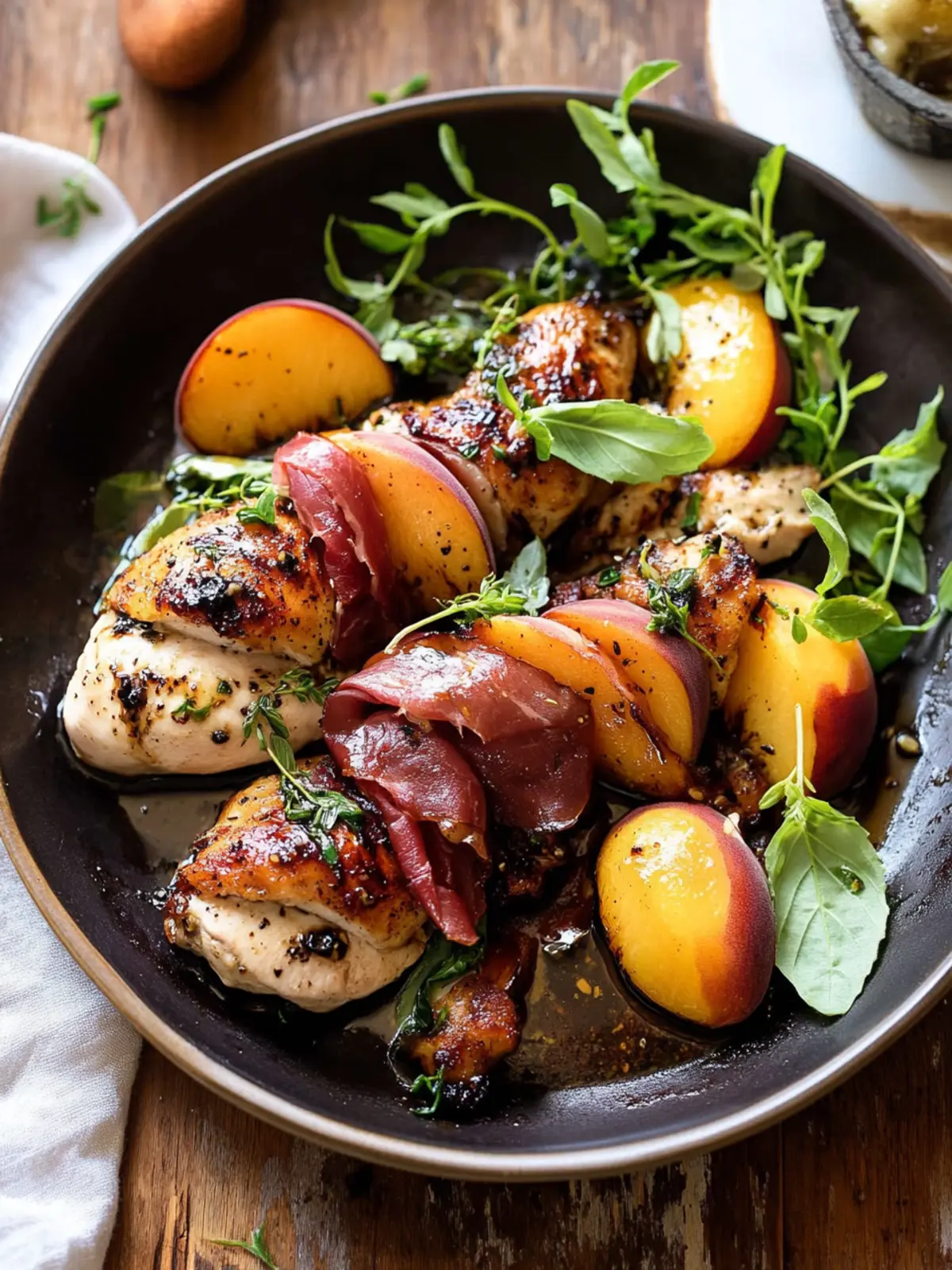 Savory Prosciutto Balsamic Peach Chicken for Flavor Lovers 5 Prosciutto Balsamic Peach Chicken