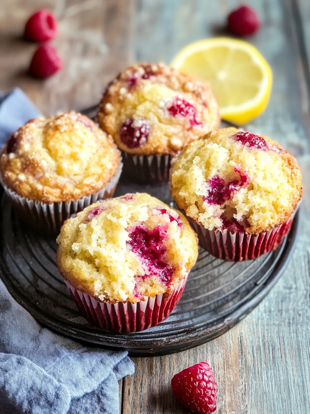 Delicious Raspberry Lemon Ricotta Muffins for Your Weekend Brunch 5 Raspberry Lemon Ricotta Muffins