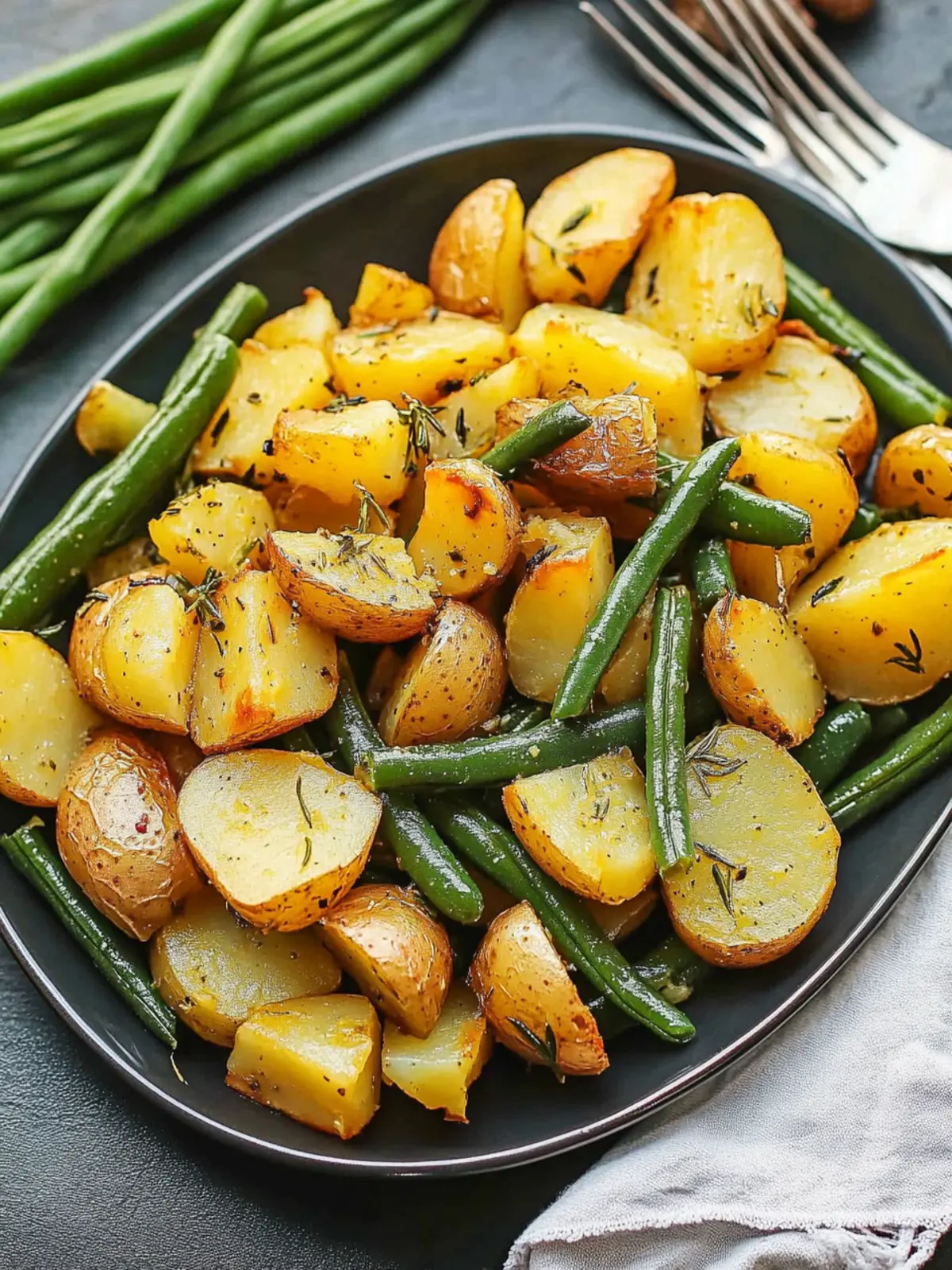Savory Potatoes and Green Beans: A Healthy Oven Delight 5 Potatoes and Green Beans