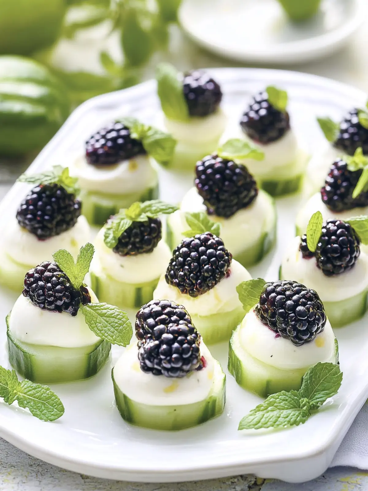 Delicious Blackberry-Cucumber Caprese Bites for Spring Snacking 4 Blackberry-Cucumber Caprese Bites