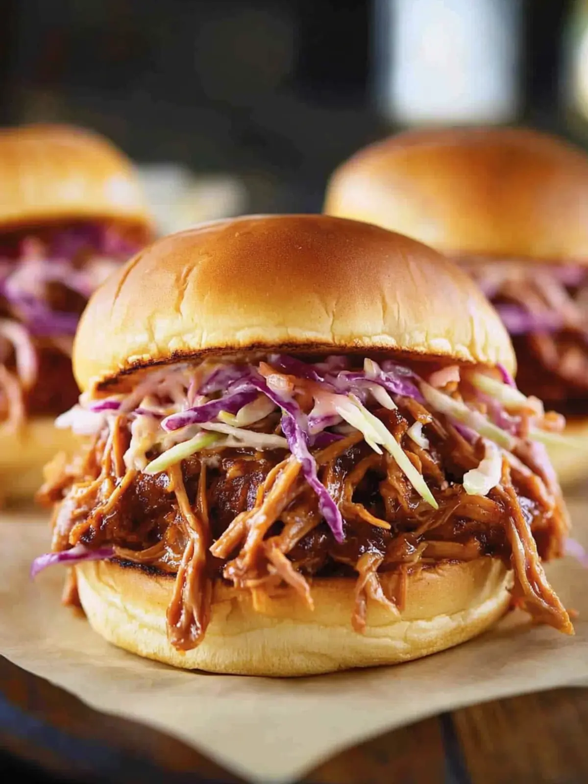 Ultimate Pulled Pork Sandwiches with Coleslaw for a Feast 2 Pulled Pork Sandwiches with Coleslaw