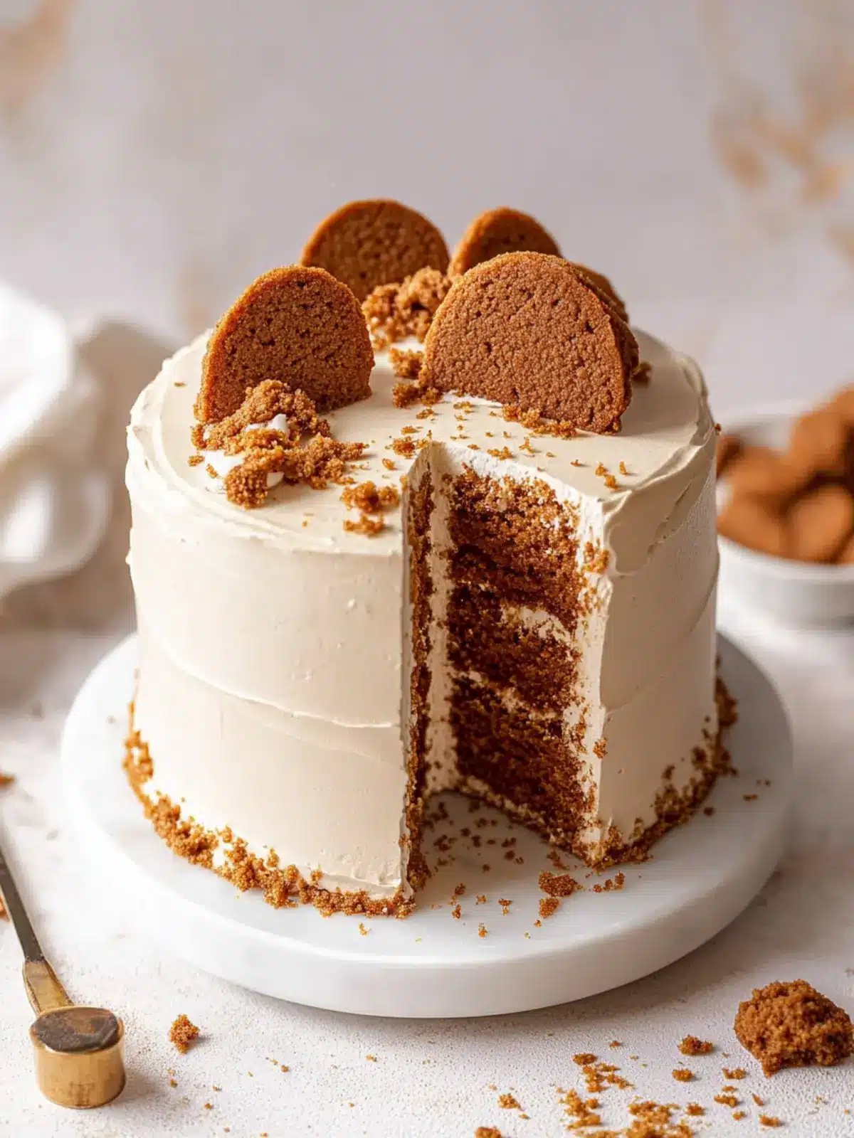 Indulge in Sweet Bliss: Biscoff Cookie Butter Cake Recipe 3 Biscoff Cookie Butter Cake