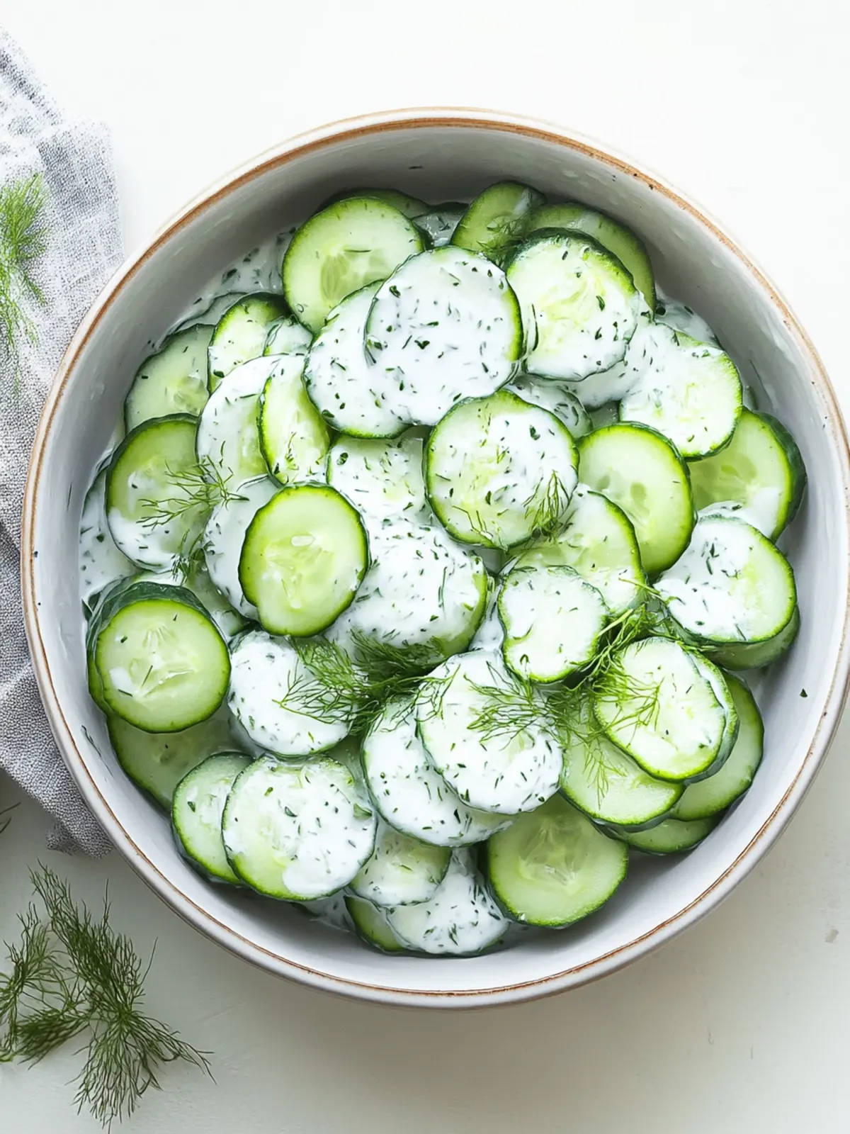 Refreshing Cucumber Yogurt Salad with Dill Delight 4 Cucumber Yogurt Salad