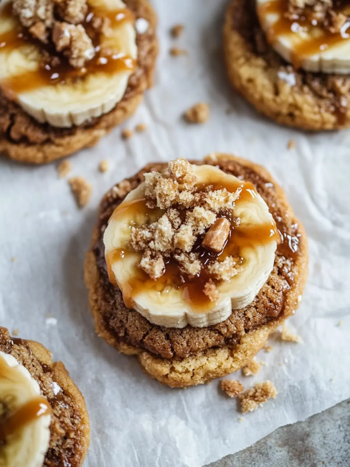 Irresistible Caramel Banana Bread Cookies You Must Try Now 4 Caramel Banana Bread Cookies