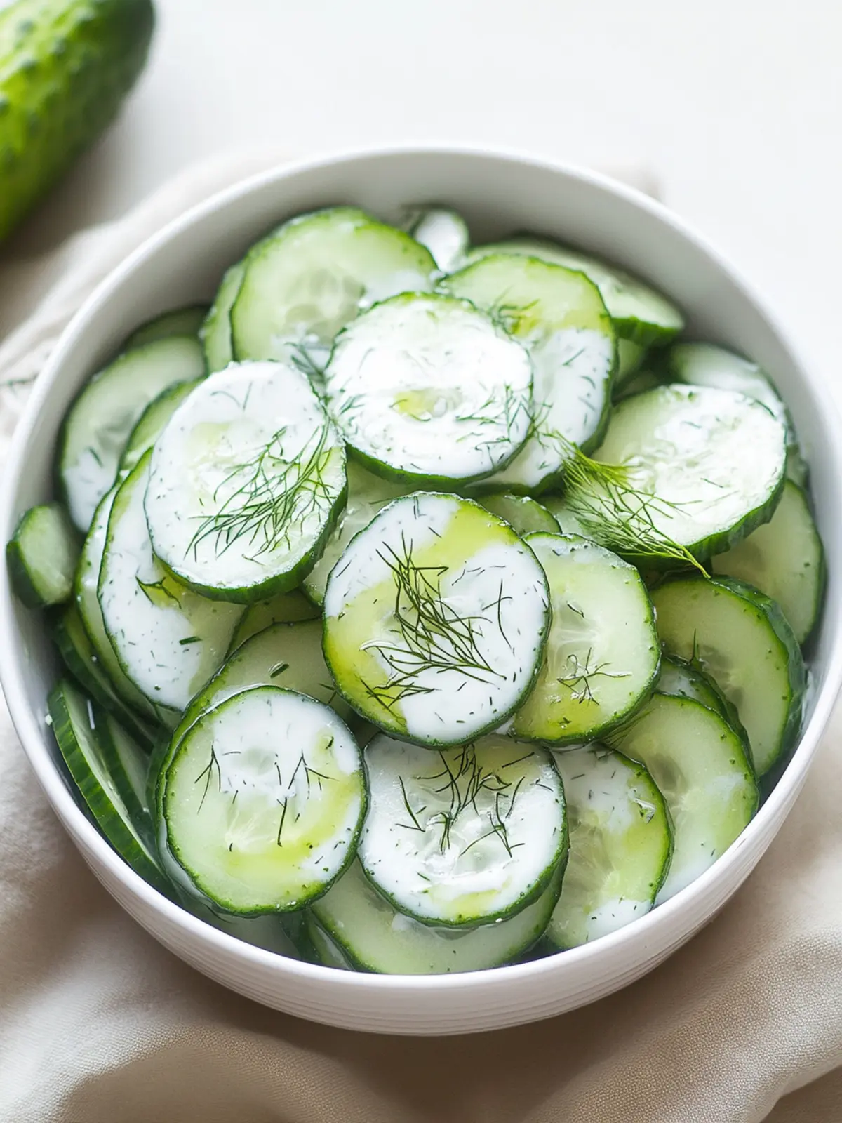 Refreshing Cucumber Yogurt Salad with Dill Delight 5 Cucumber Yogurt Salad