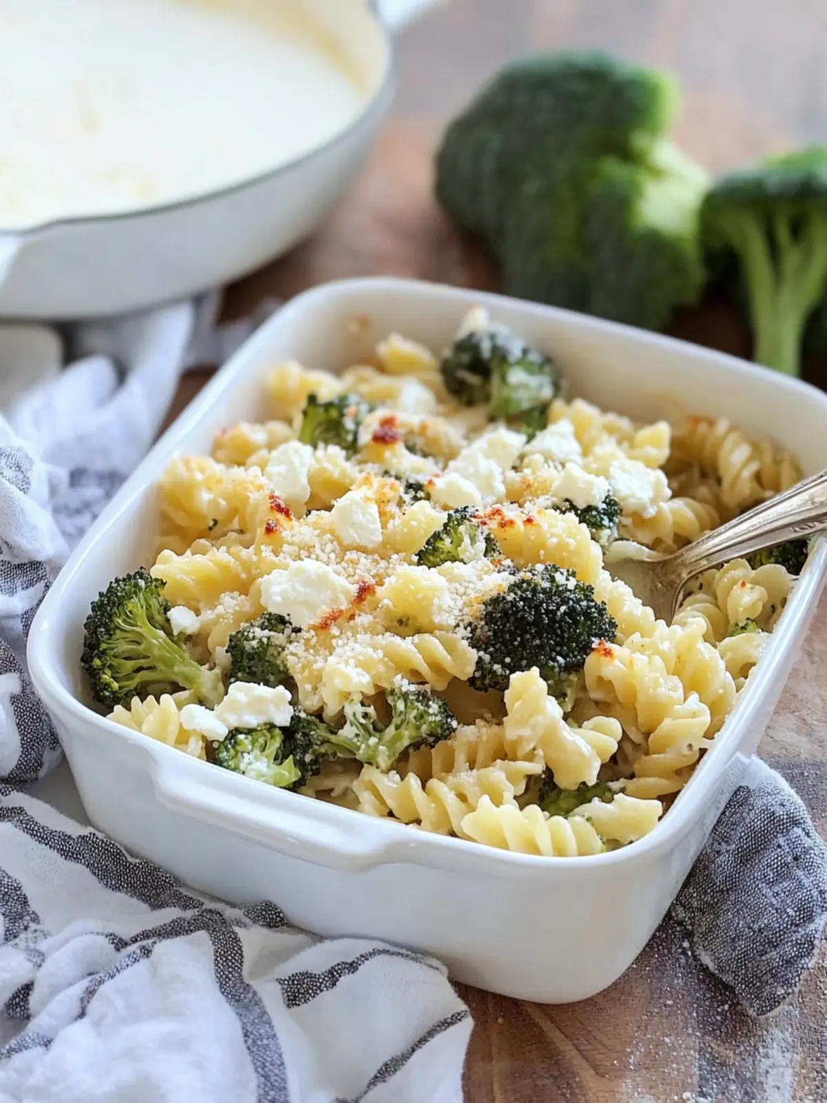 Creamy Broccoli Baked Feta Pasta for Easy Weeknight Dinners 4 Broccoli Baked Feta Pasta