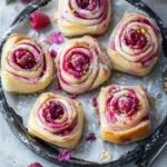 Raspberry and Rose Cheesecake Buns for Sweet Homemade Bliss 6 Raspberry and Rose Cheesecake Buns