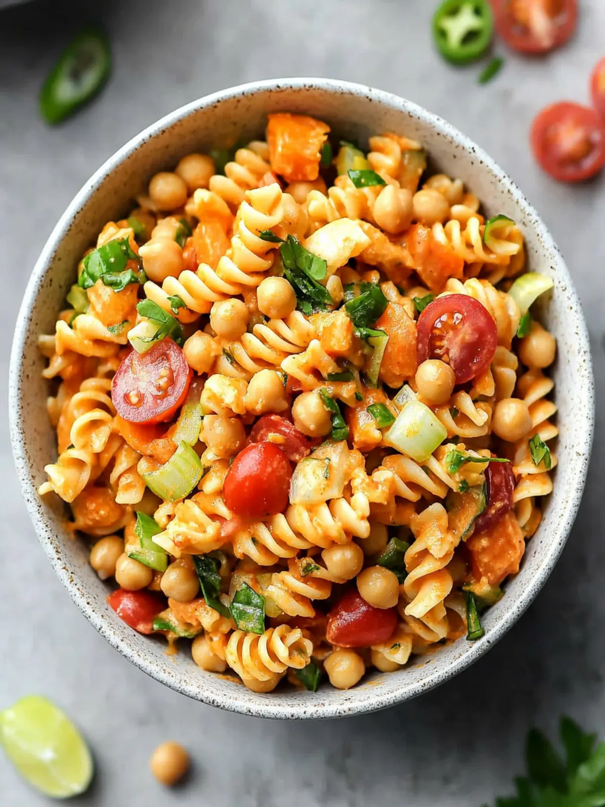 Zesty Buffalo Chickpea Pasta Salad for Flavor Lovers 2 Buffalo Chickpea Pasta Salad
