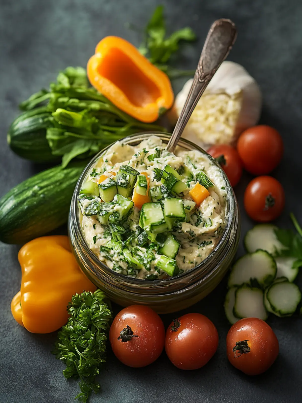 Creamy Garden Vegetable Spread That's Fresh and Flavorful 4 Garden Vegetable Spread